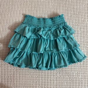 Y2K Girls Ruffle Skirt